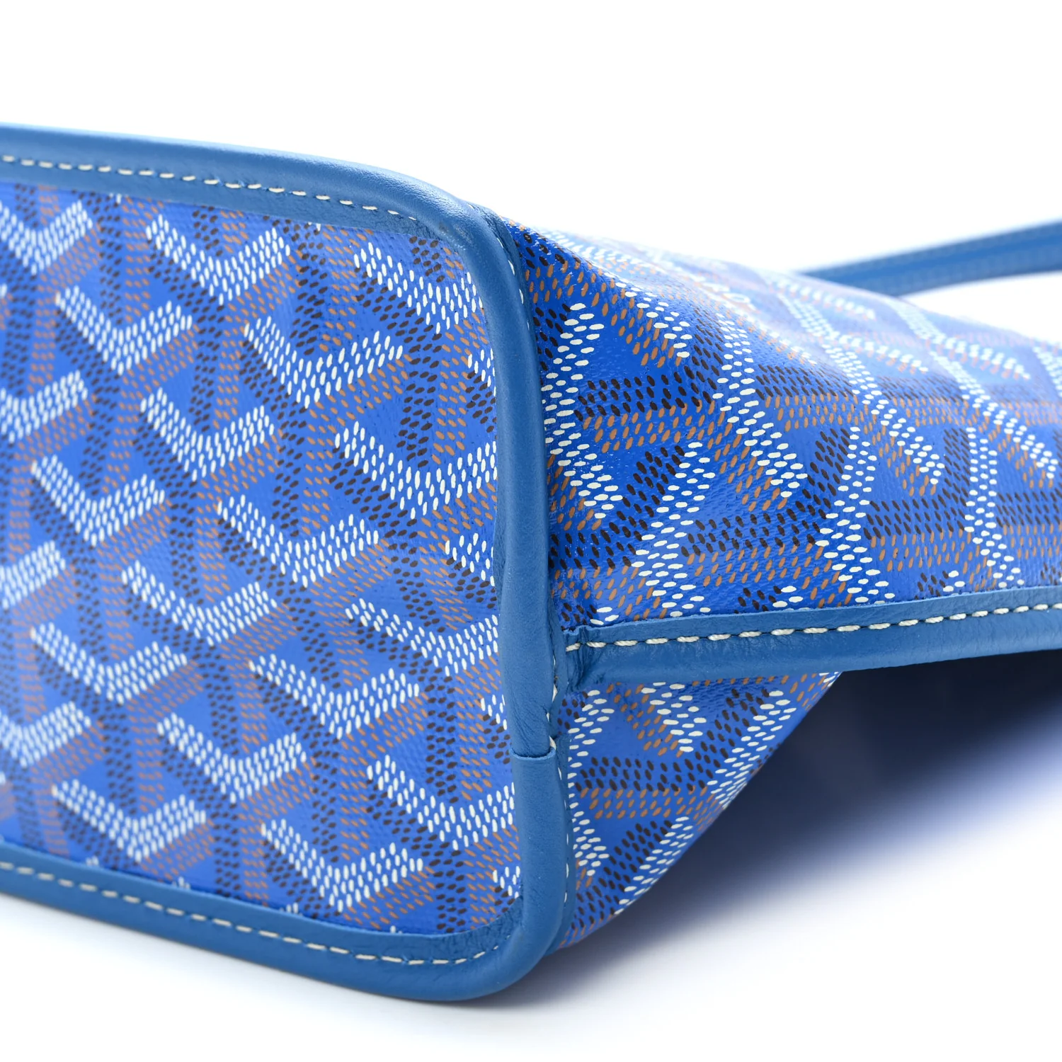 Goyardine Reversible Mini Anjou Sky Blue