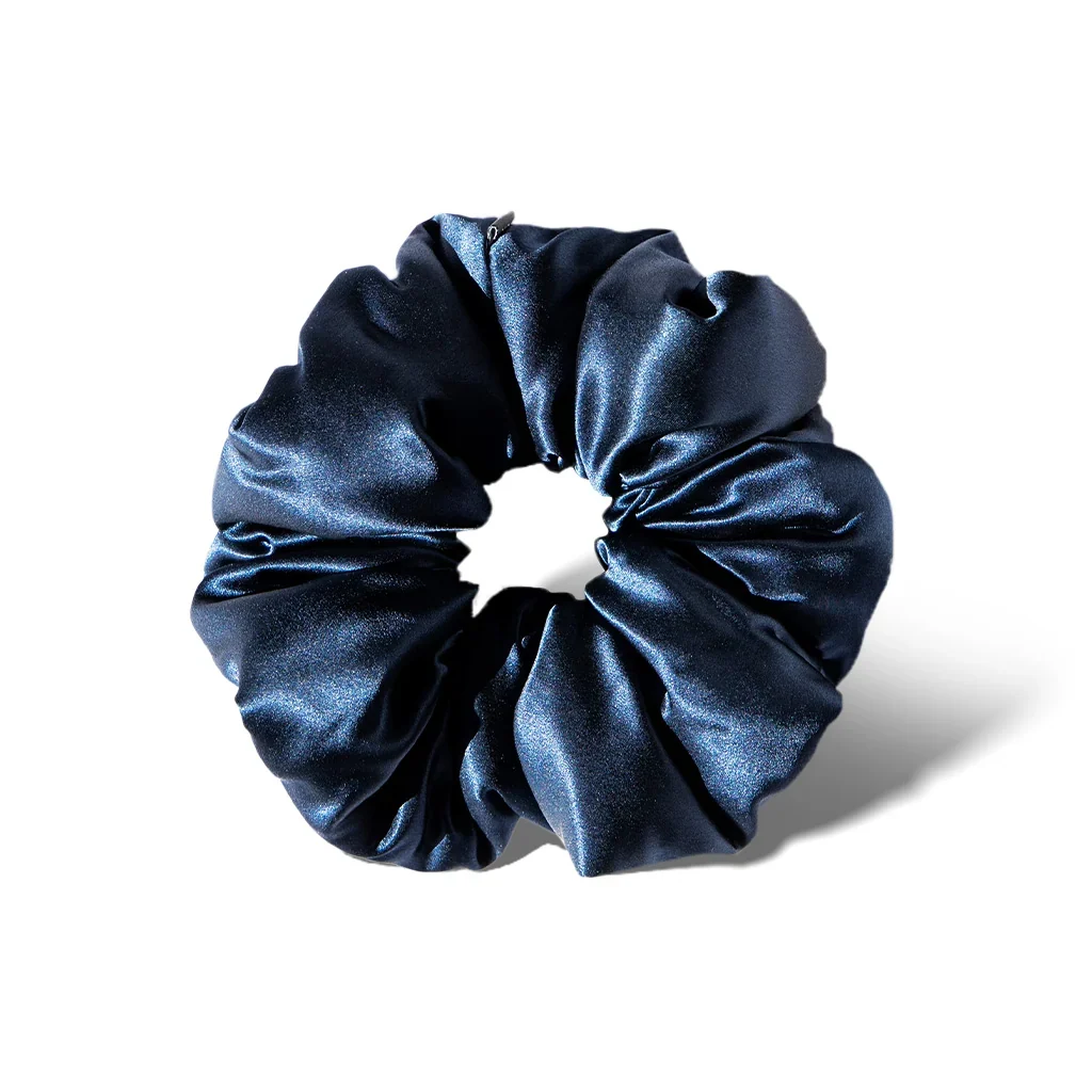 Midnight Blue - Padded Scrunchie