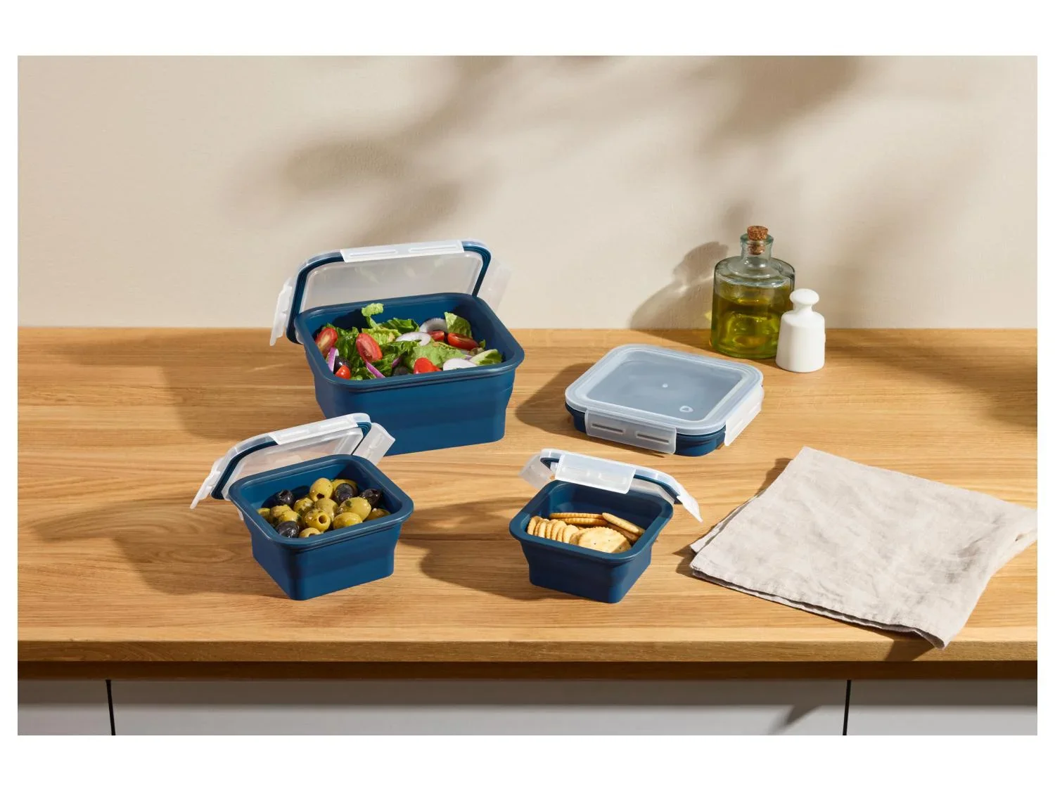 SILVERCREST Sets de 4 botes de conservation