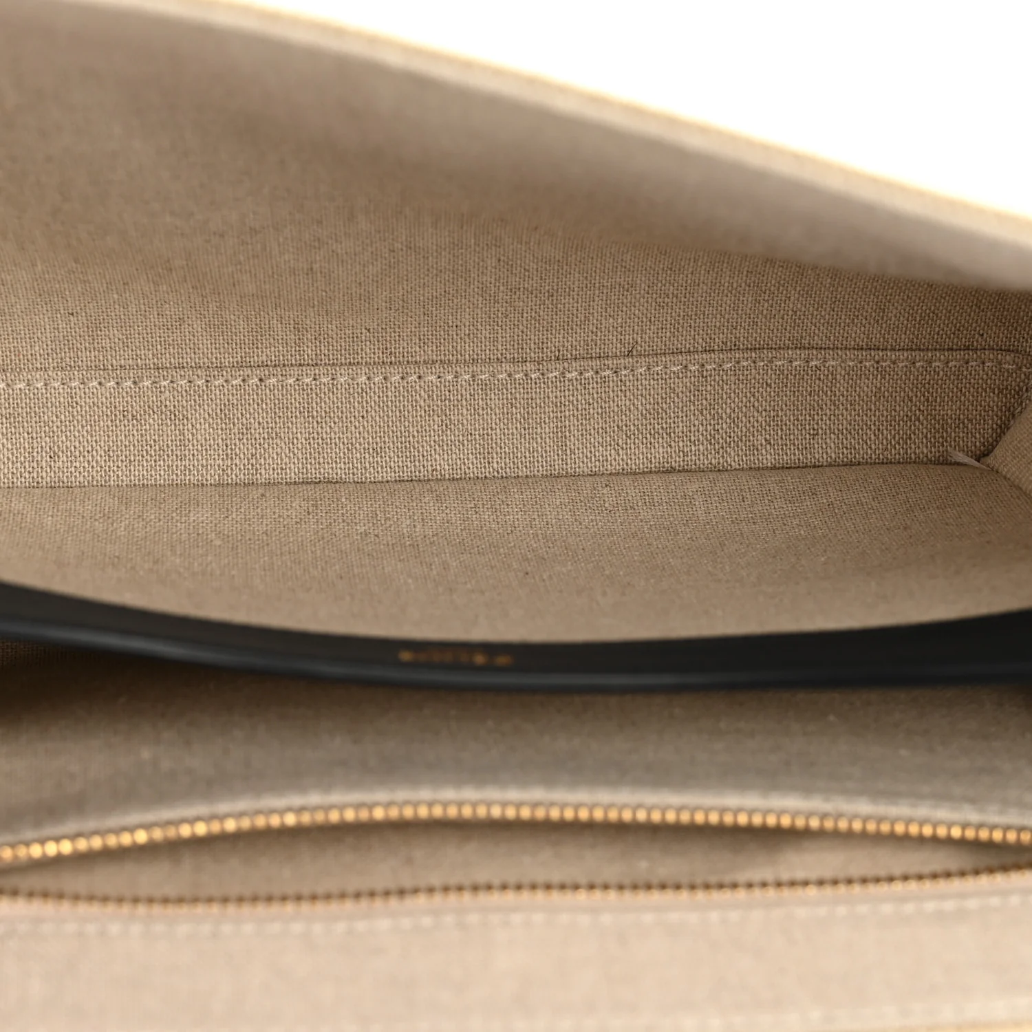 Canvas Calfskin Teen Soft 16 Shoulder Bag Vanilla Navy