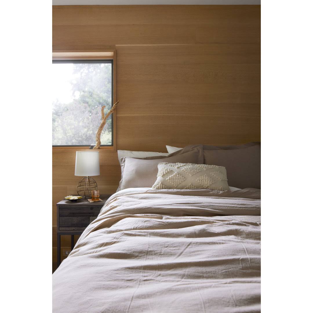 Kirkus Duvet Cover Set Ebern Designs Color: Almond, Size: King/Cal. King Duvet Cover + 2 Shams