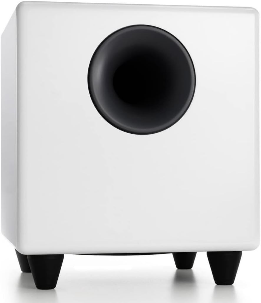 Audioengine S8 Powered Subwoofer - 8 Inch Subwoofer  250W Down Firing Speakers for PC  Home Theaters  Movie Lovers & Studios  Wireless Ready with Sleep Mode