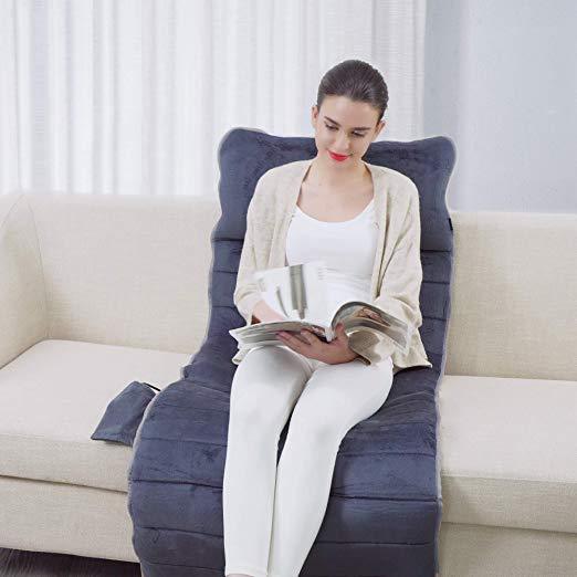 Heated Vibration Massage Mat - Full Body Massage Pad with Memory Foam
