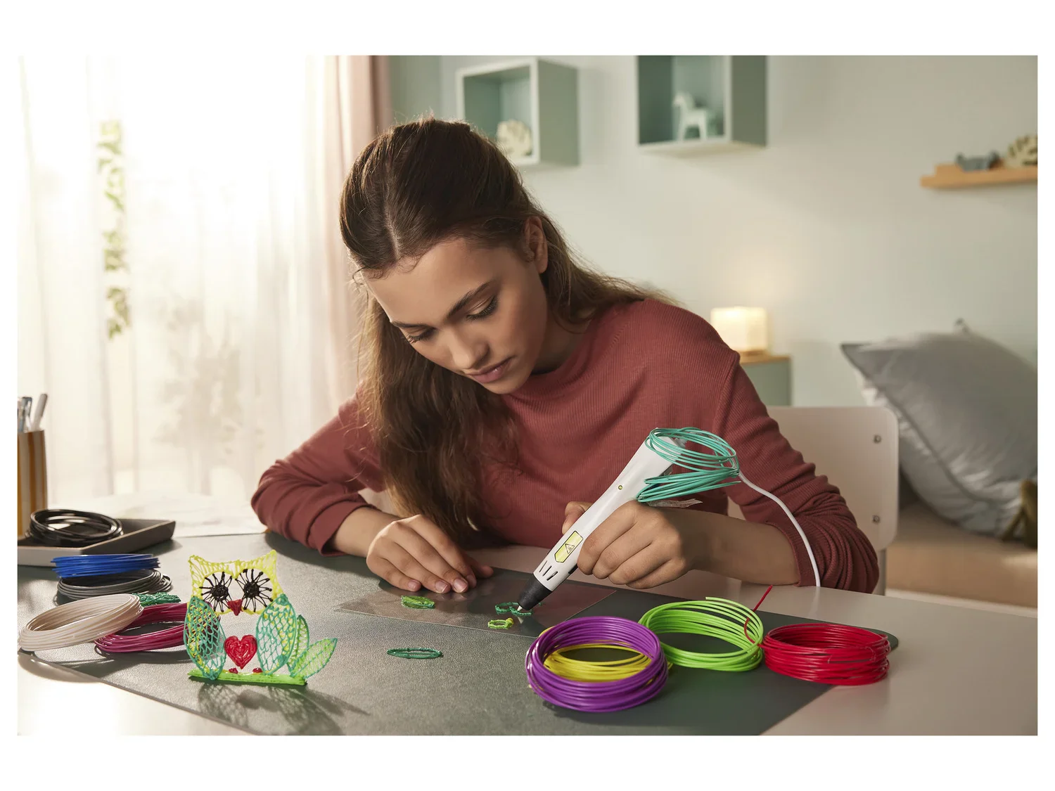 crelando Set de feutres 3D, 18 pices