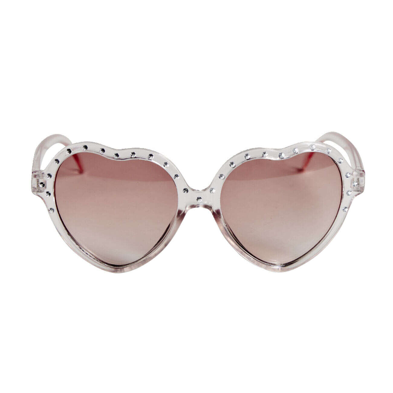 Lunettes coeur avec strass