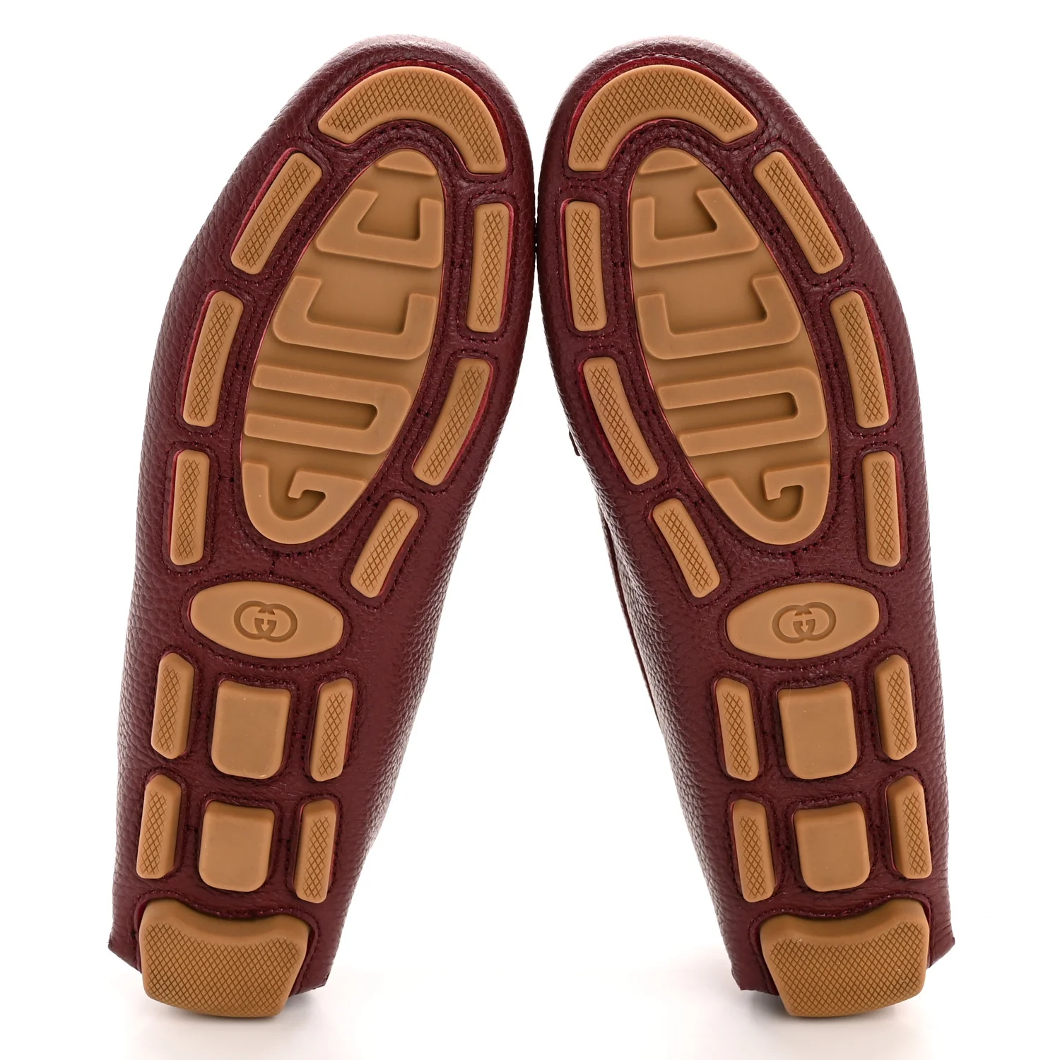 Soft Clove Calfskin Womens Horsebit Driver Loafers 40 Rosso Ancora