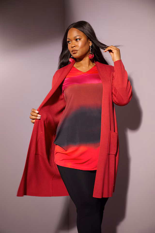 Rhinestone Neck 3/4 Sleeve Tee