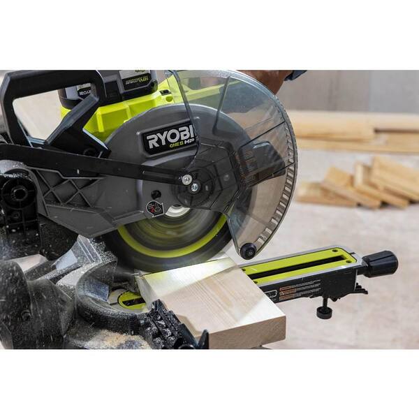 ONE+ HP 18V Brushless Cordless 2 Tool Combo Kit with Miter Saw and Compact Portable Jobsite Table Saw (Tools Only) Image 8