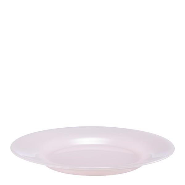 Jade asjett 21 cm lys rosa