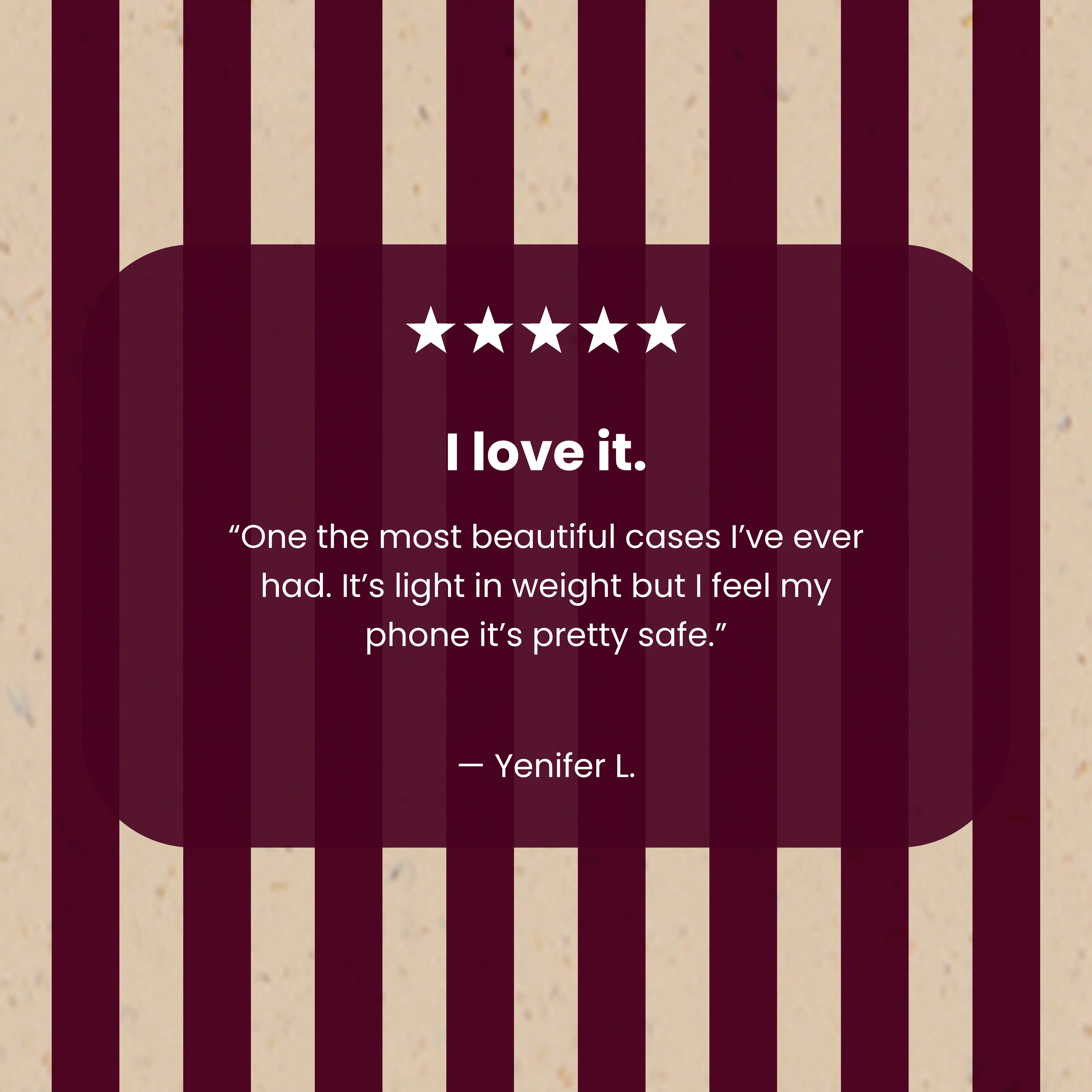 Seashell Small Wine Stripes iPhone 17 Pro Max Case