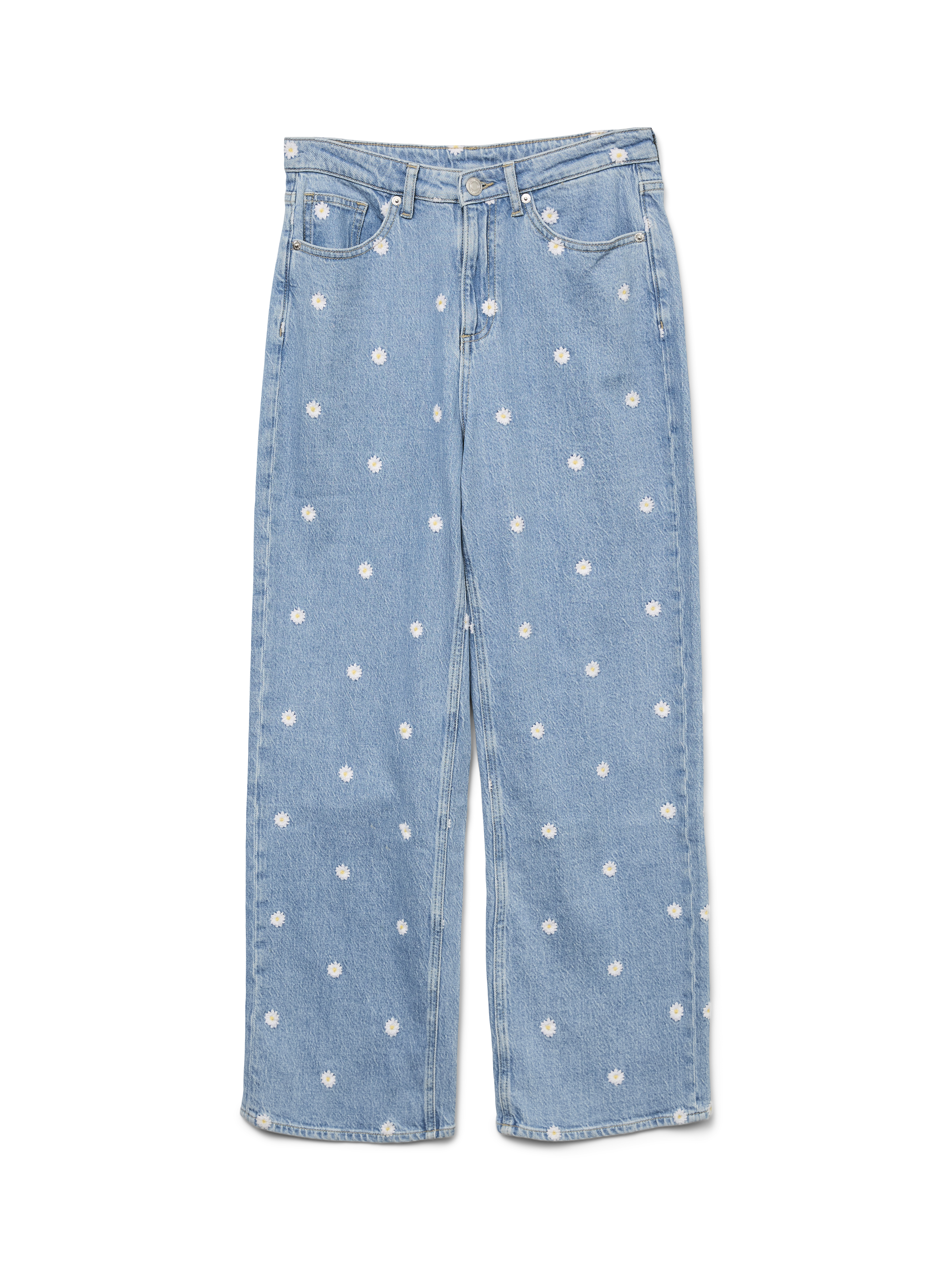 VERO MODA® VMTESSA High rise Wide Fit - Cropped Jeans