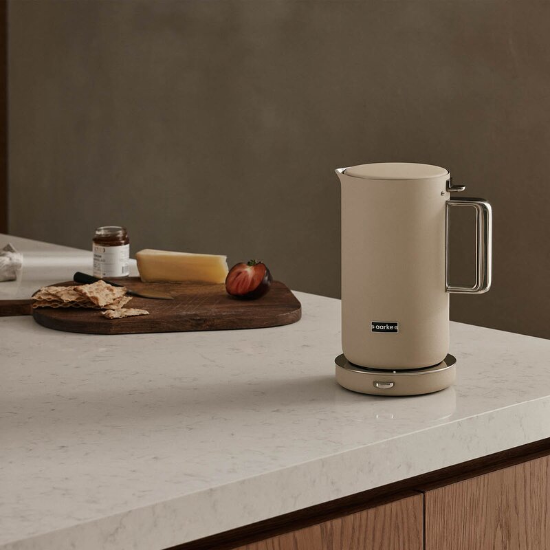 Kettle vannkoker med termostat 1,2L sand