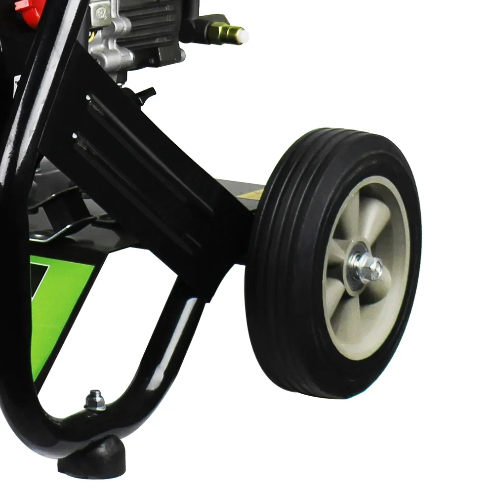 Yardmaster Gas Pressure Washer, 2600PSI 1.7GPM Power Washer for Patio& Garden, 4800W Pressure Washer with 25' High-Pressure Hose, 5 Nozzle, Soap Tank & Spray Gun, Black&Green