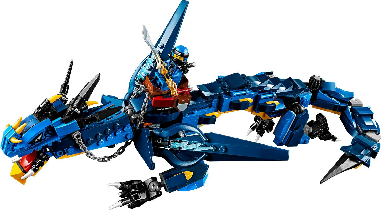 NINJAGO Masters of Spinjitzu: Stormbringer 70652 Ninja Toy Building Kit with Blue Dragon Model for Kids. Best Playset Gift for Boys (493 Piece) - Image 6