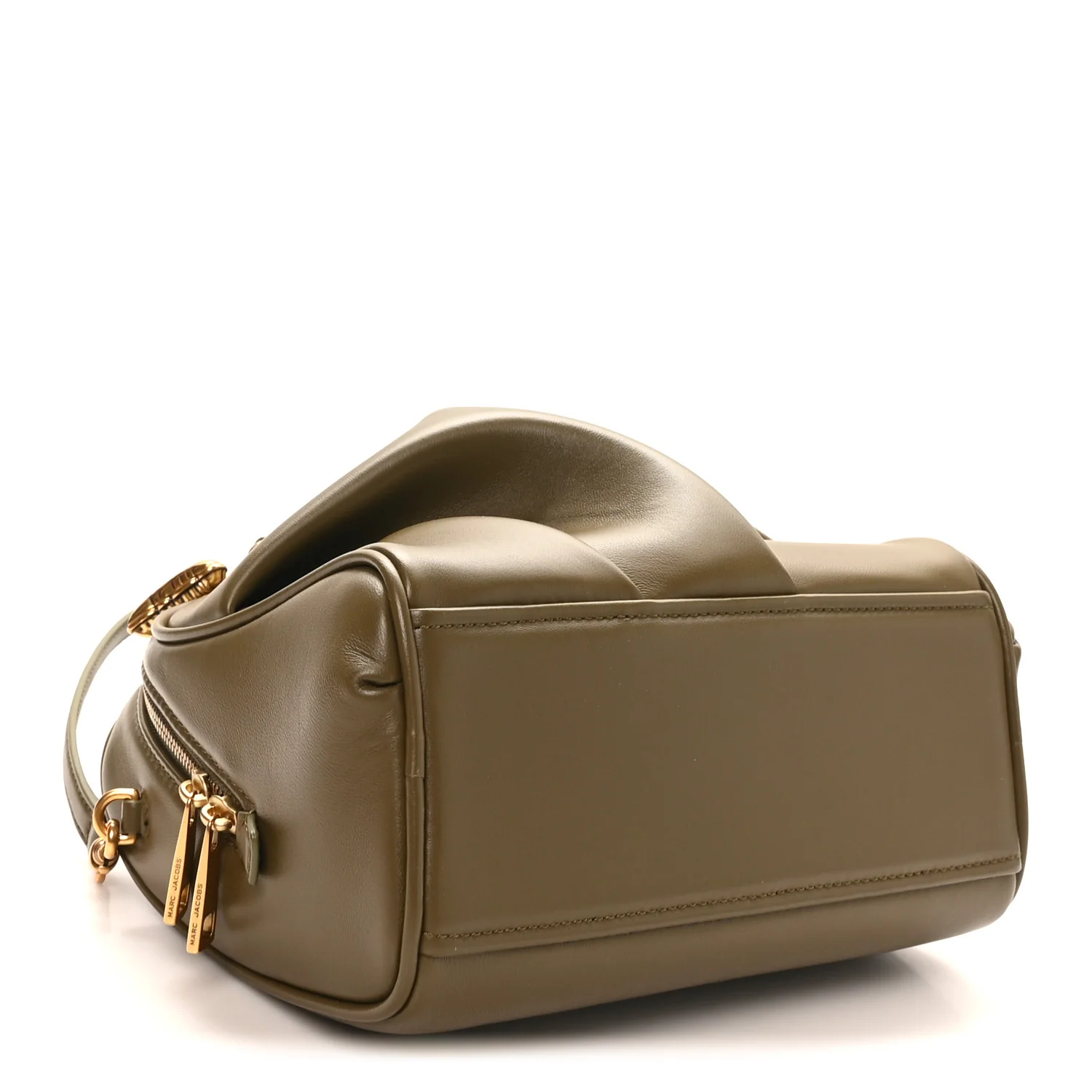 Lambskin Small The Wave Bag Olive