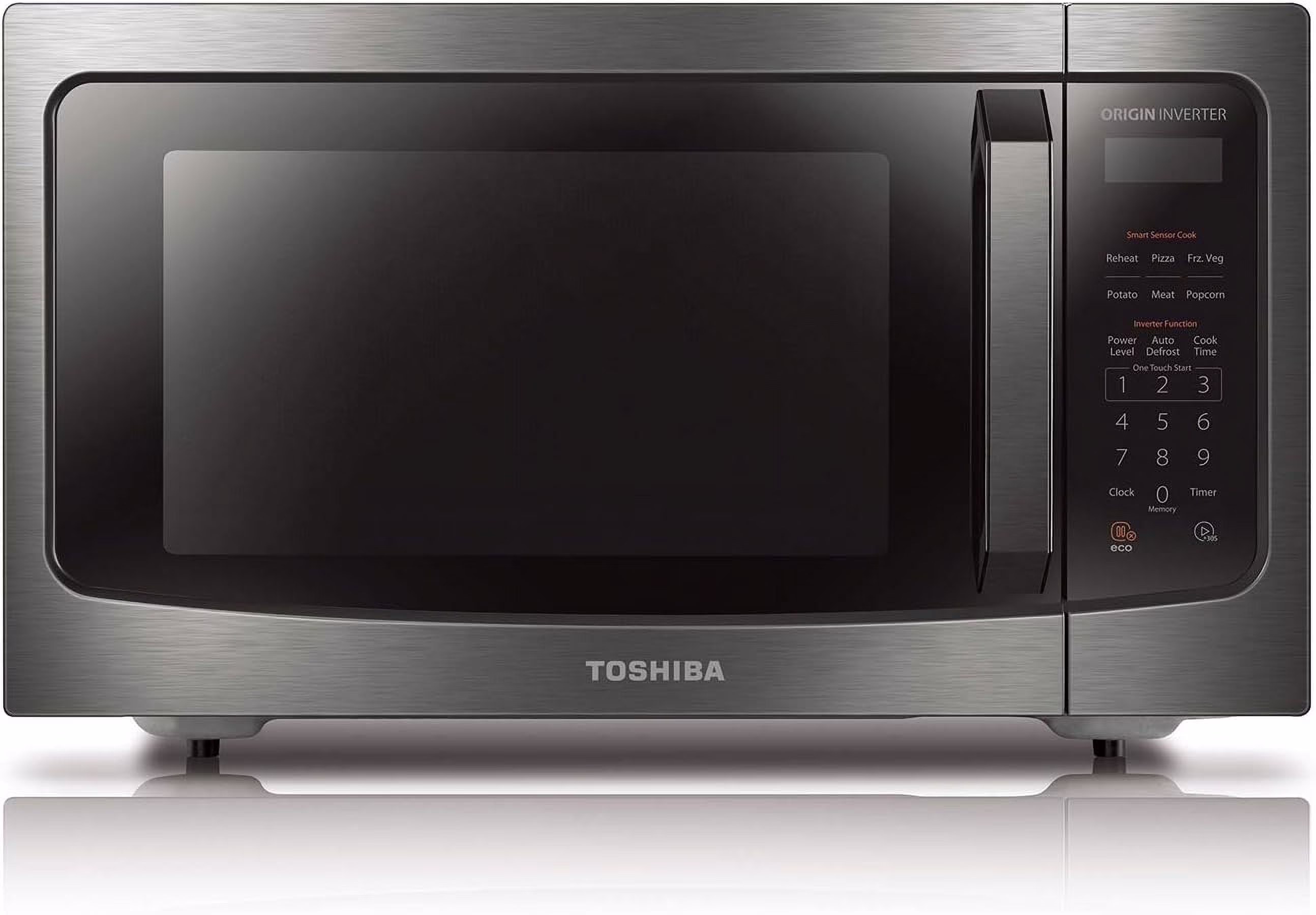 1.2 cu ft Countertop Microwave Ovens in Stainless Steel(Silver) - Image 5