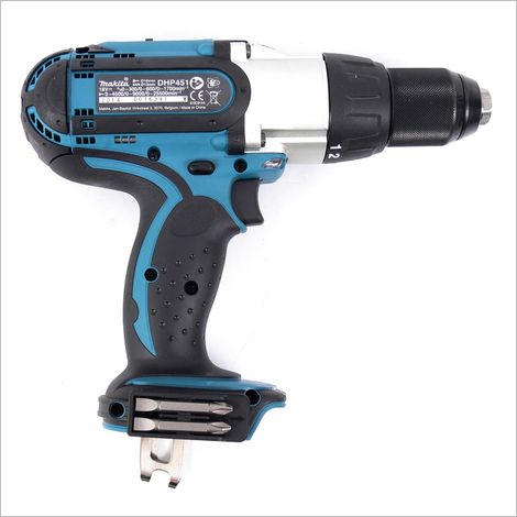 Makita DHP451Z 18V Perceuse à percussion sans fil (sans batterie, sans chargeur), Couleur, Taille — vue 6