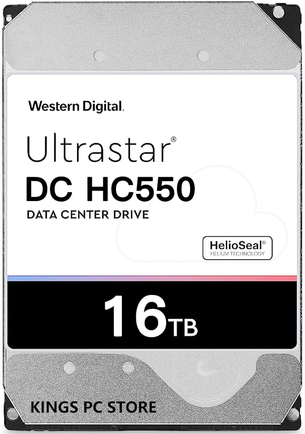 Western Digital Internal Hard Drives 16Tb DC HC550 Surveillance Wd 3.5 HDD Sata 6Gb/s 7200 PRM NAS 512 mb Cache for Dvr Nvr (Renewed)
