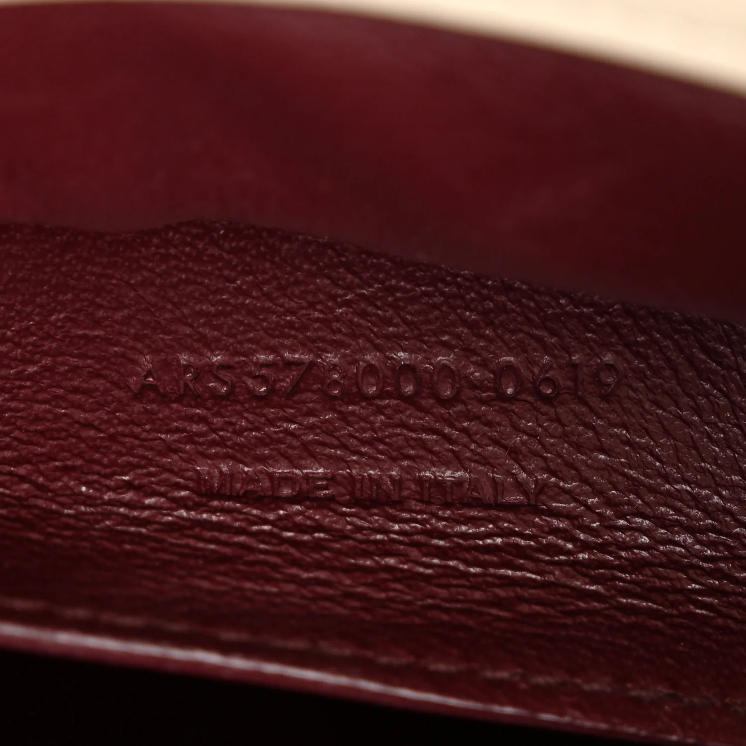 Smooth Calfskin Medium Classic Monogram Cassandra Top Handle Crema Soft Rouge Legion