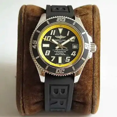 Breitling Superocean 42 Abyss Yellow A1736402 / BA32 ZF Factory Black & Yellow Dial