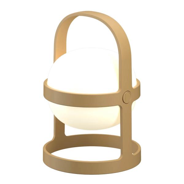 Soft Spot Solar solcellelampe circular 25 cm wheat