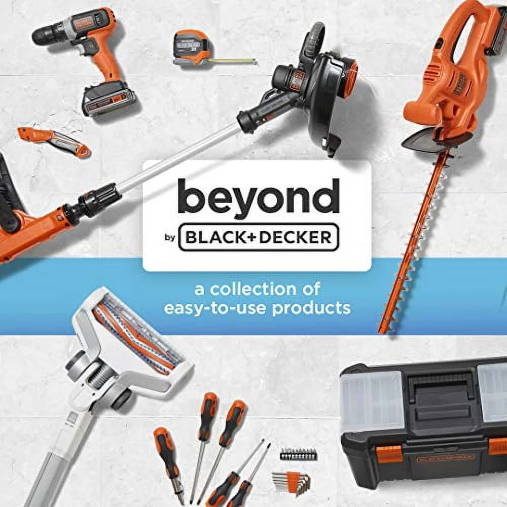 Beyond by BLACK+DECKER 20V MAX String Trimmer / Edger, 12 - Inch (LST522E1AEV)