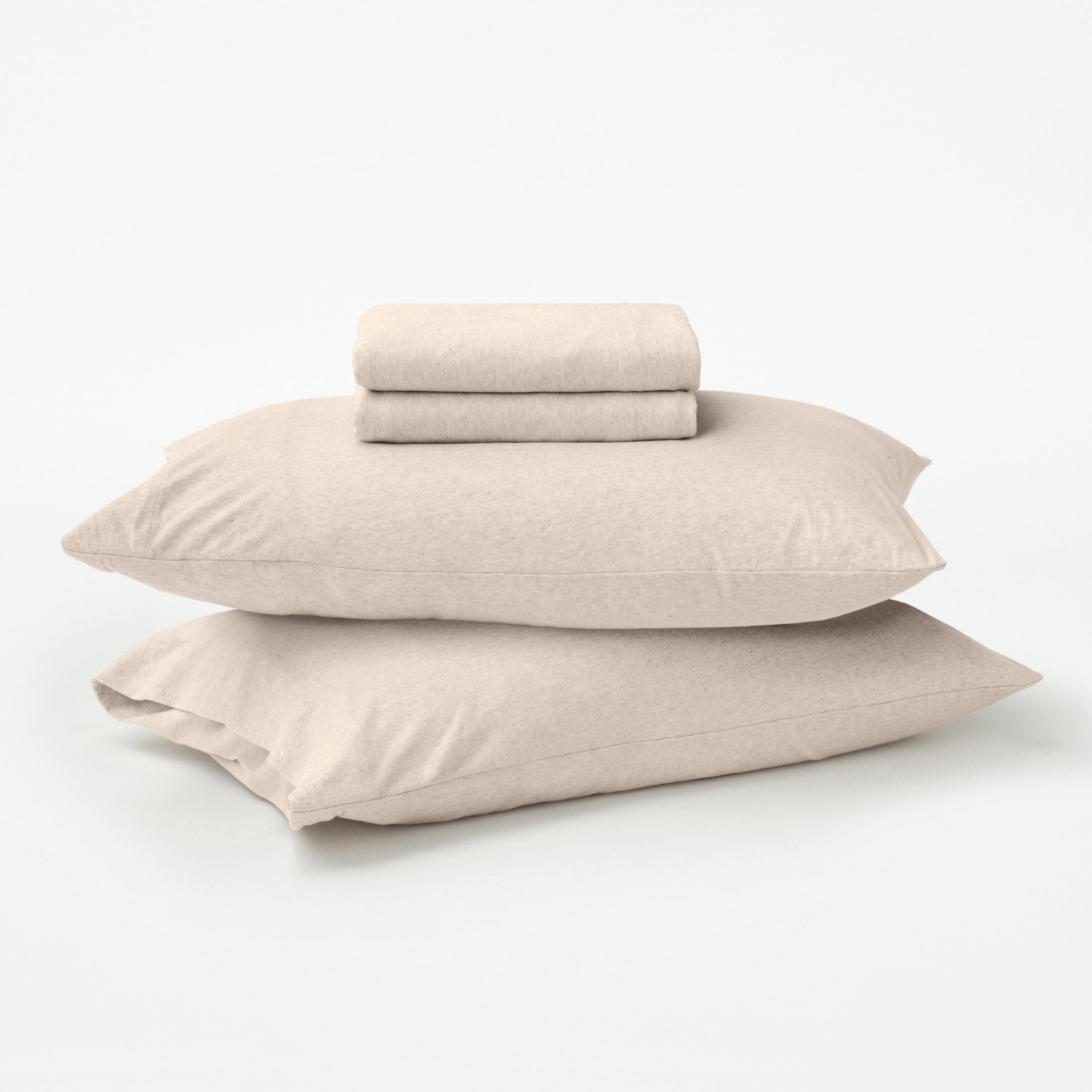Tuft & Needle Oatmeal Organic Jersey Sheet Set - King