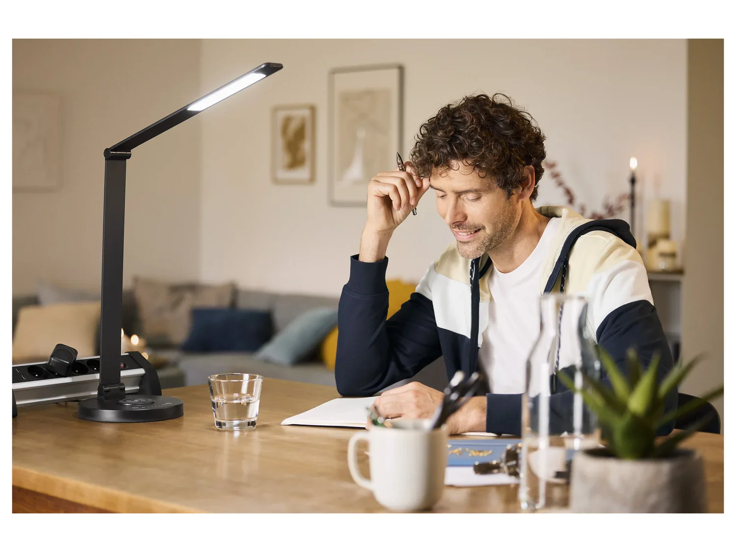 LIVARNO home Lampe de table LED, 6,2 W
