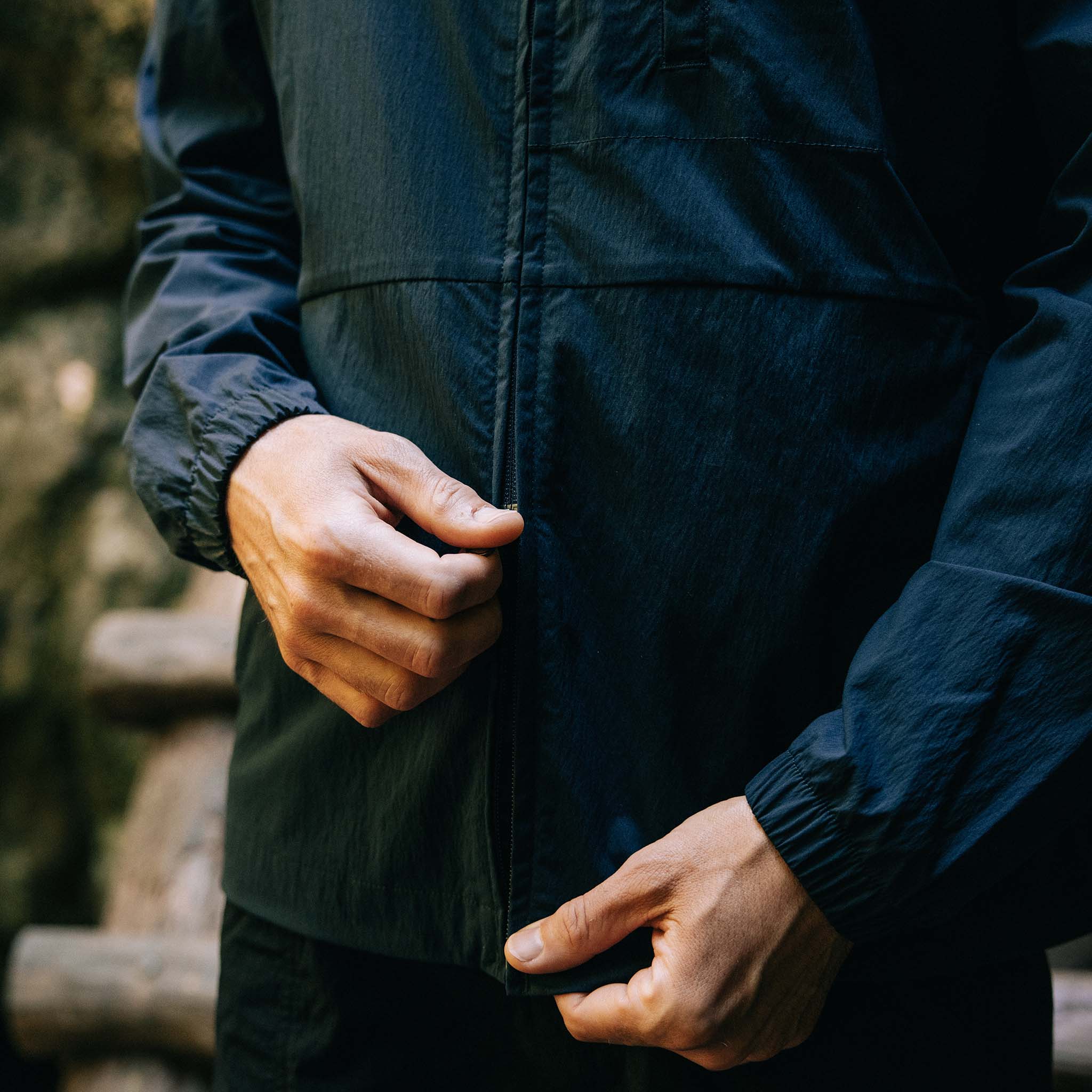 La veste pliable Deploy couleur bleu marine foncé
