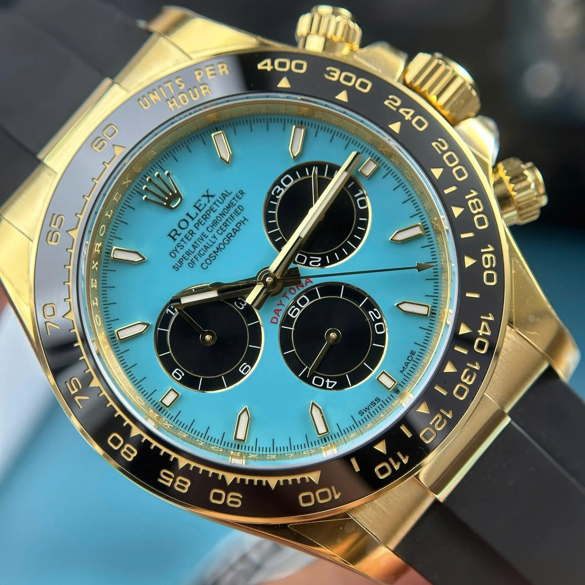 Superclone Rolex Daytona 40 mm 126518LN Tiffany Dial