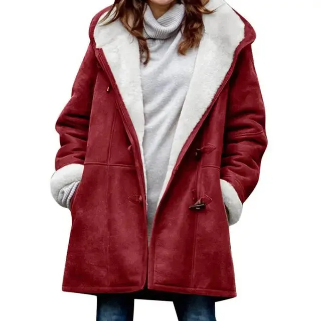 Sophie Paris | Veste à capuche doublée polaire Cozy