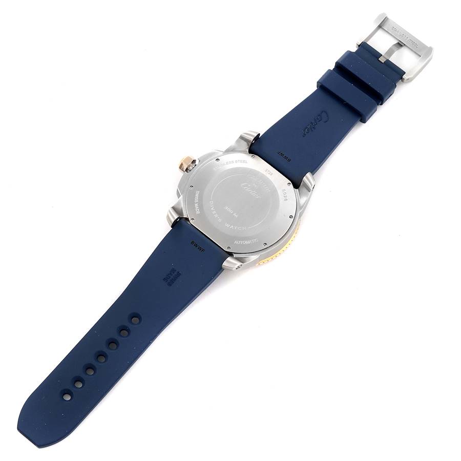[Super Clone]CALIBRE ROSE GOLD MIX BLUE 42mm