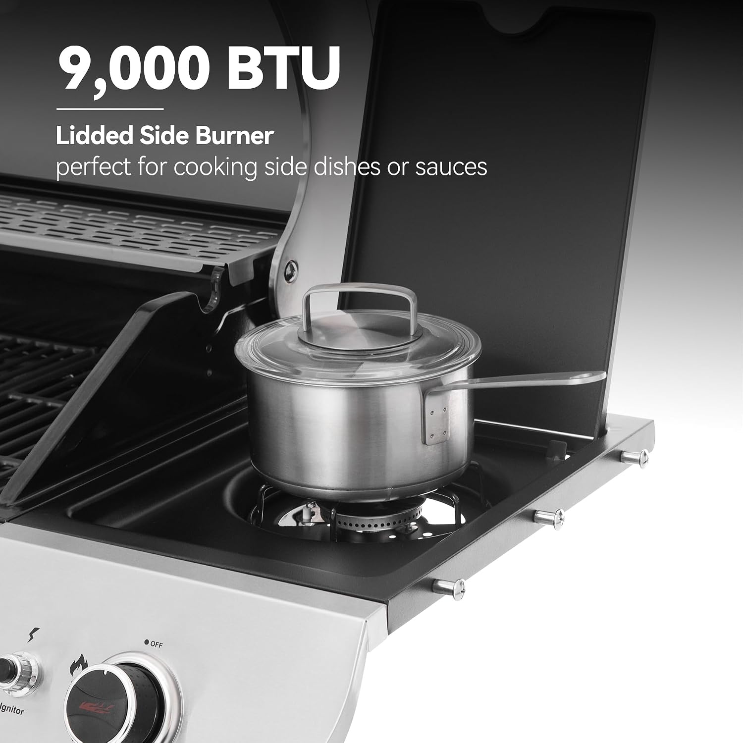 Royal Gourmet SG6002R 6-Burner Propane Gas Grill with Side Burner, Silver
