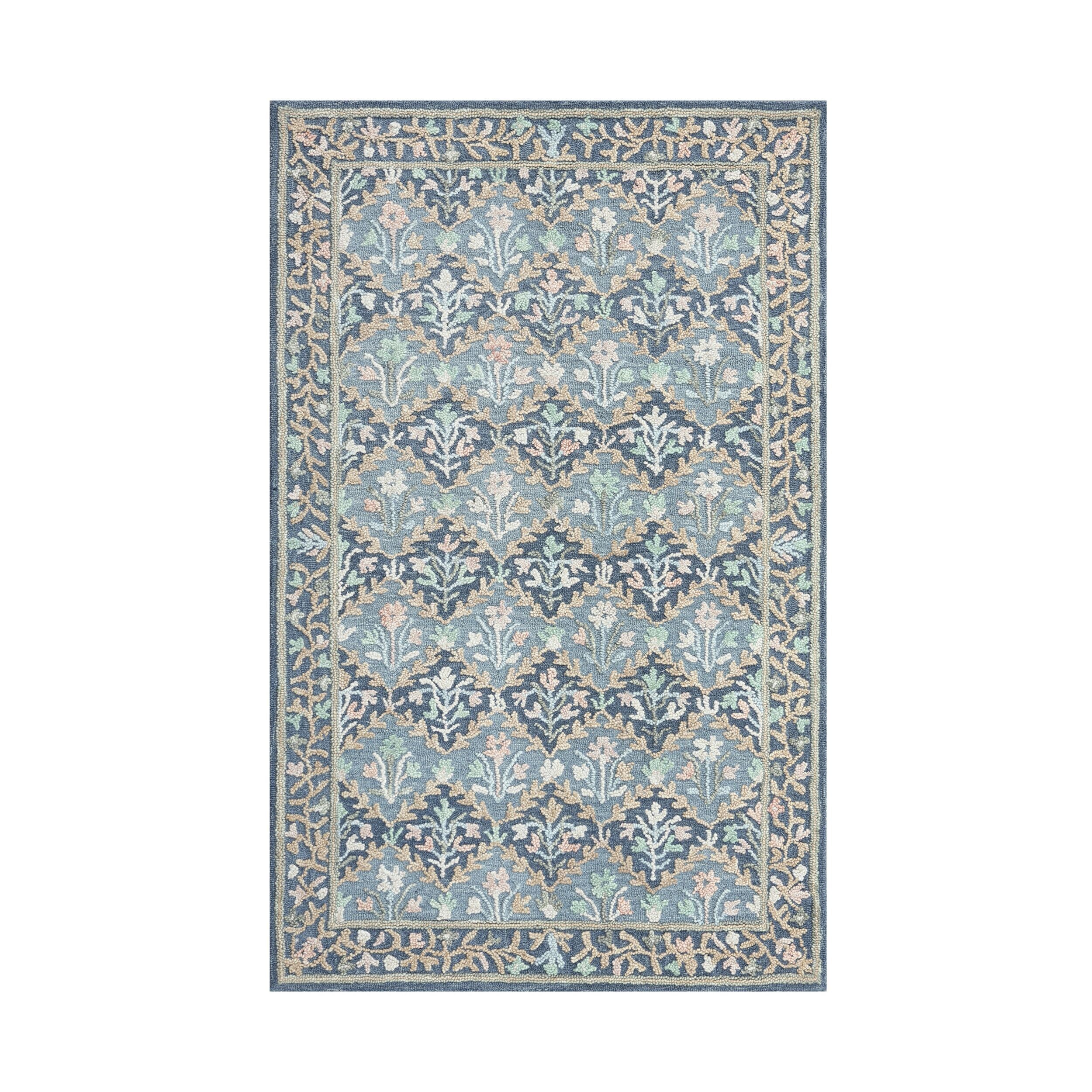 Heritage Woodblock Wool Rug 150x240cm