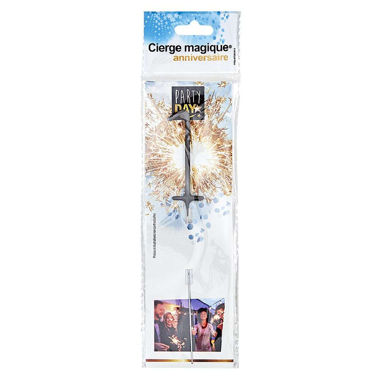 Cierge magique chiffre 1