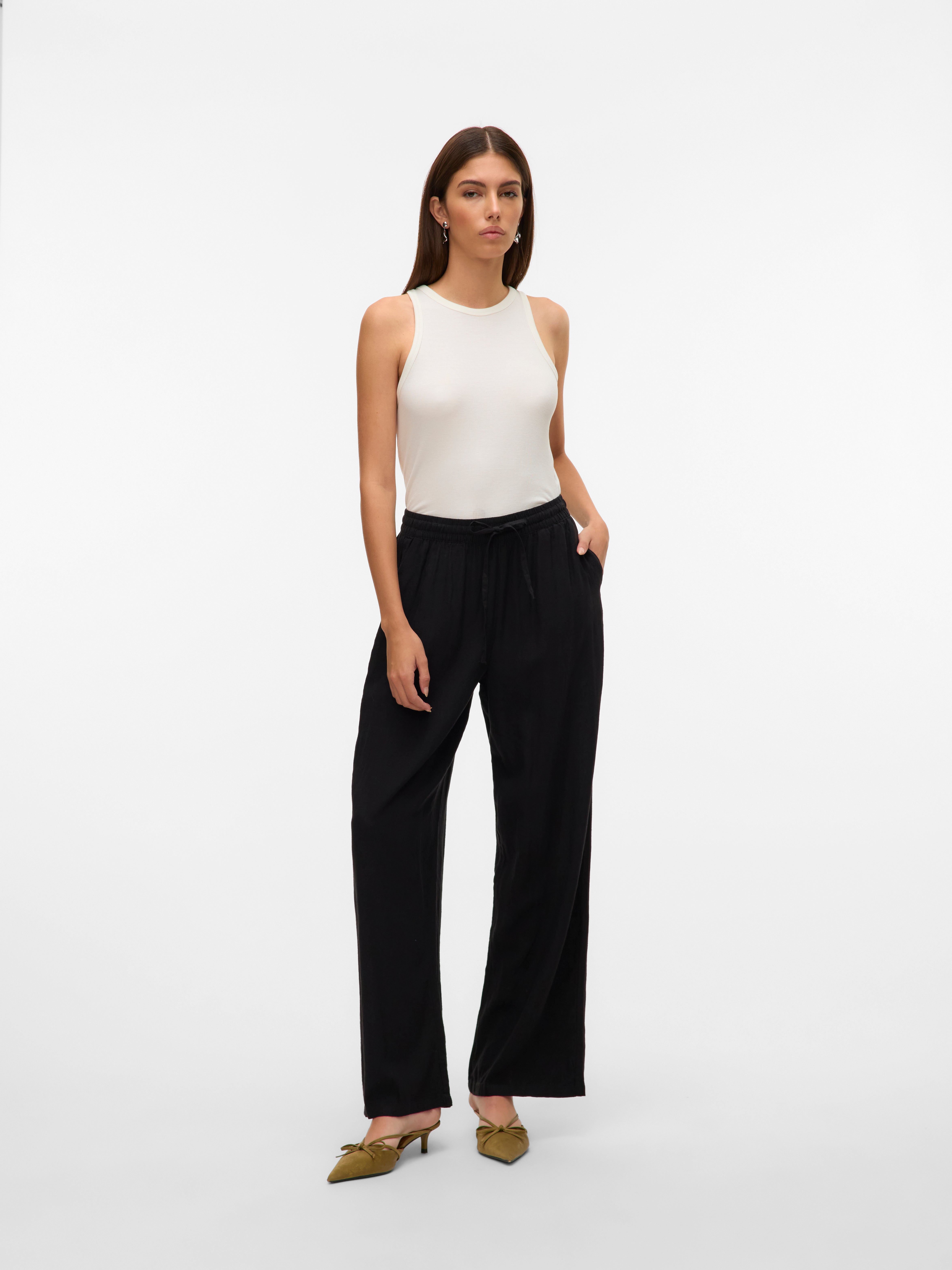VERO MODA® VMLINN Mid waist Trousers
