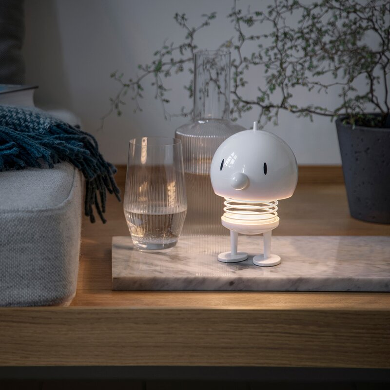 Bumble LED lampe 15 cm hvit