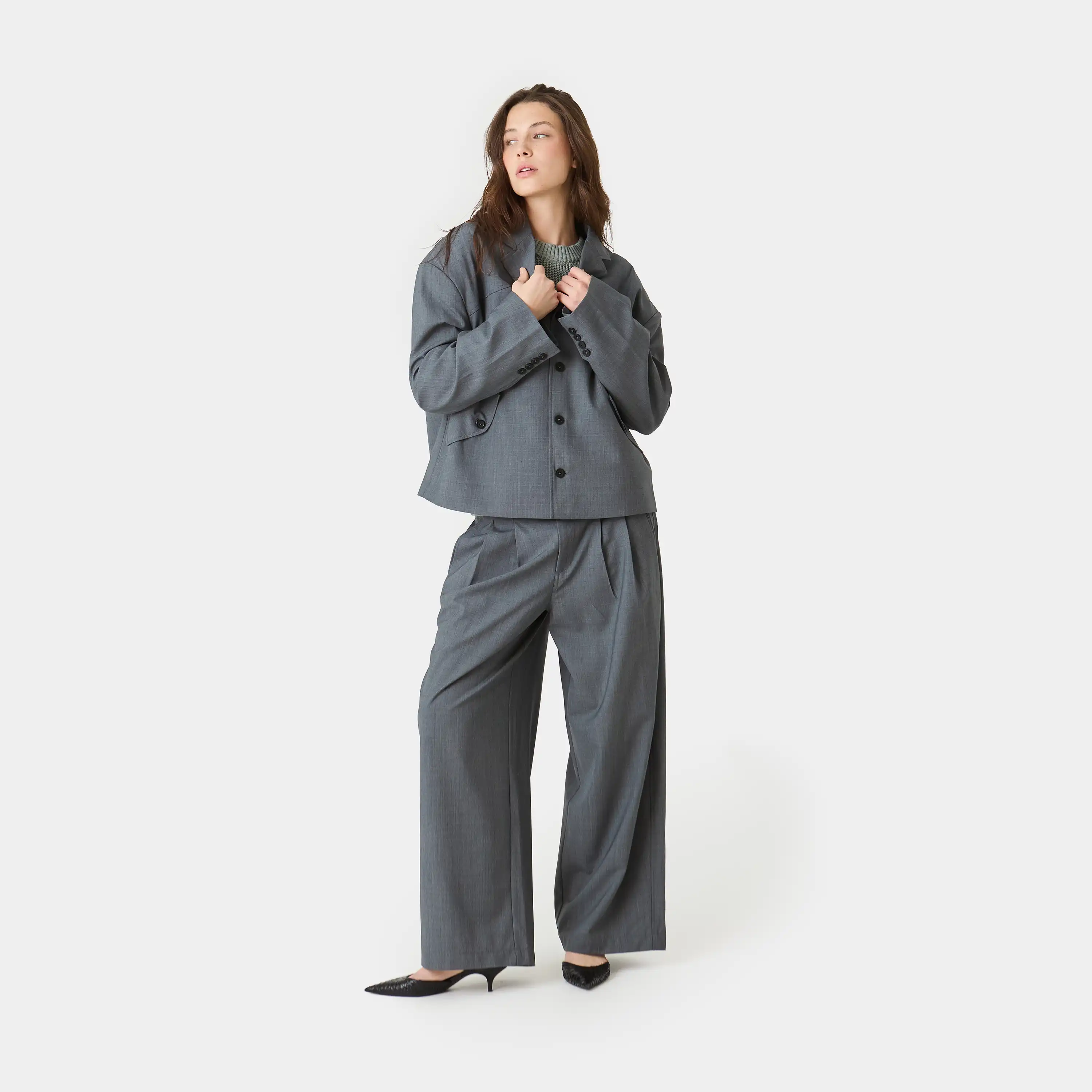 Orbit Slate Grey Blazer