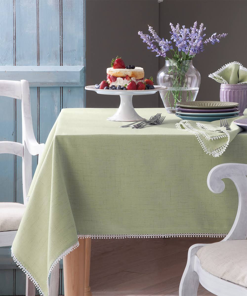 Lenox French Perle Solid Tablecloth, 60 x 84