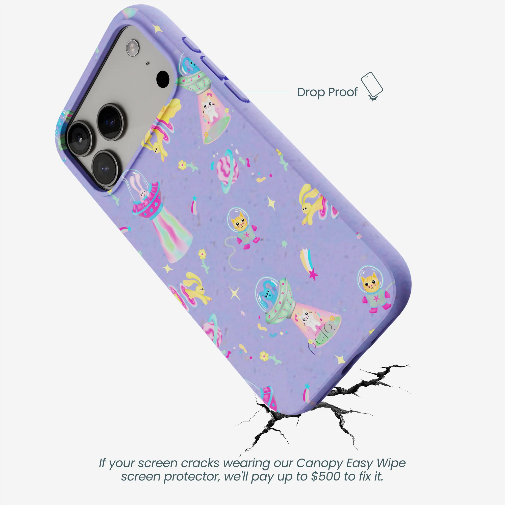 Lavender Bunny and Beyond iPhone 17 Pro Max Case