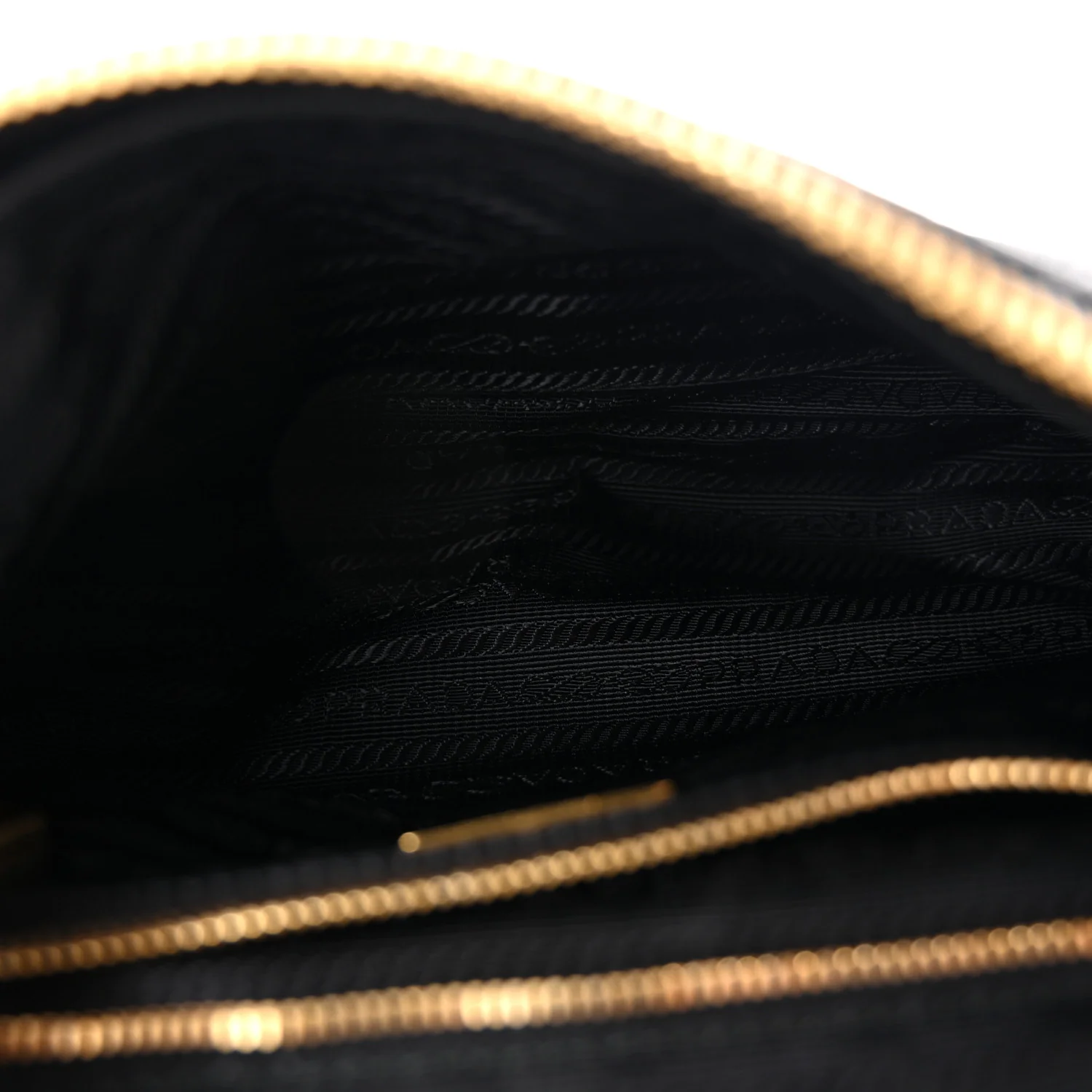 Tessuto Nylon Saffiano Crossbody Bag Black