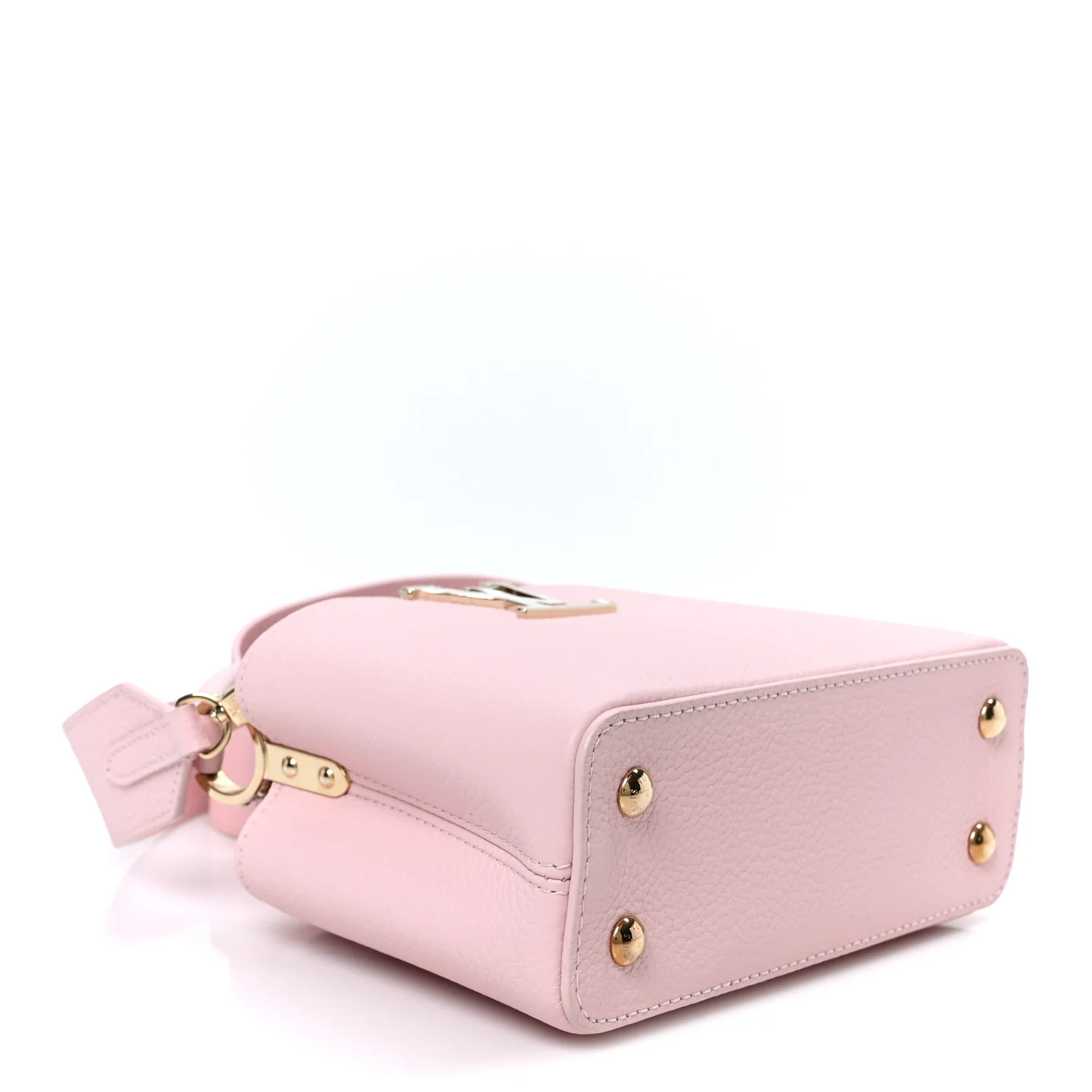 Taurillon Marble Capucines Mini Pink