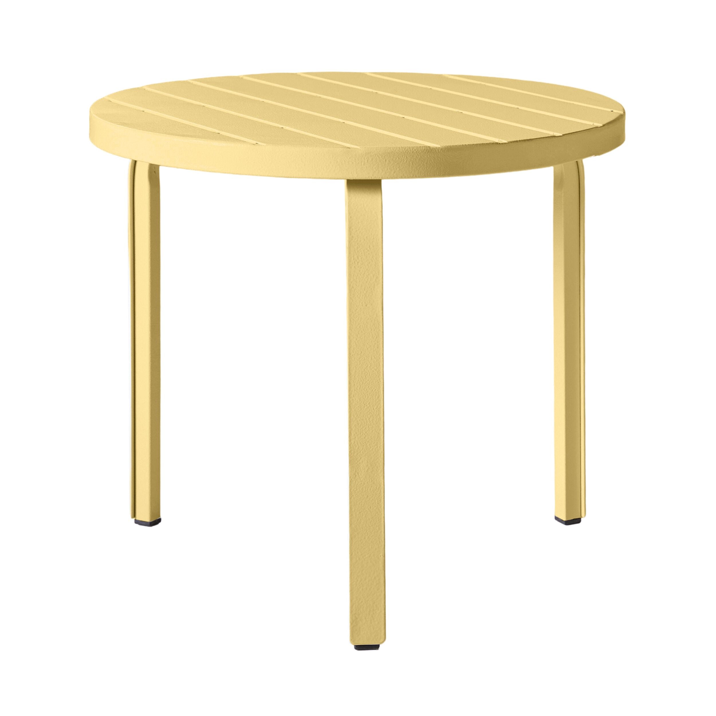 Kace Outdoor Side Table 50cm Butter Yellow