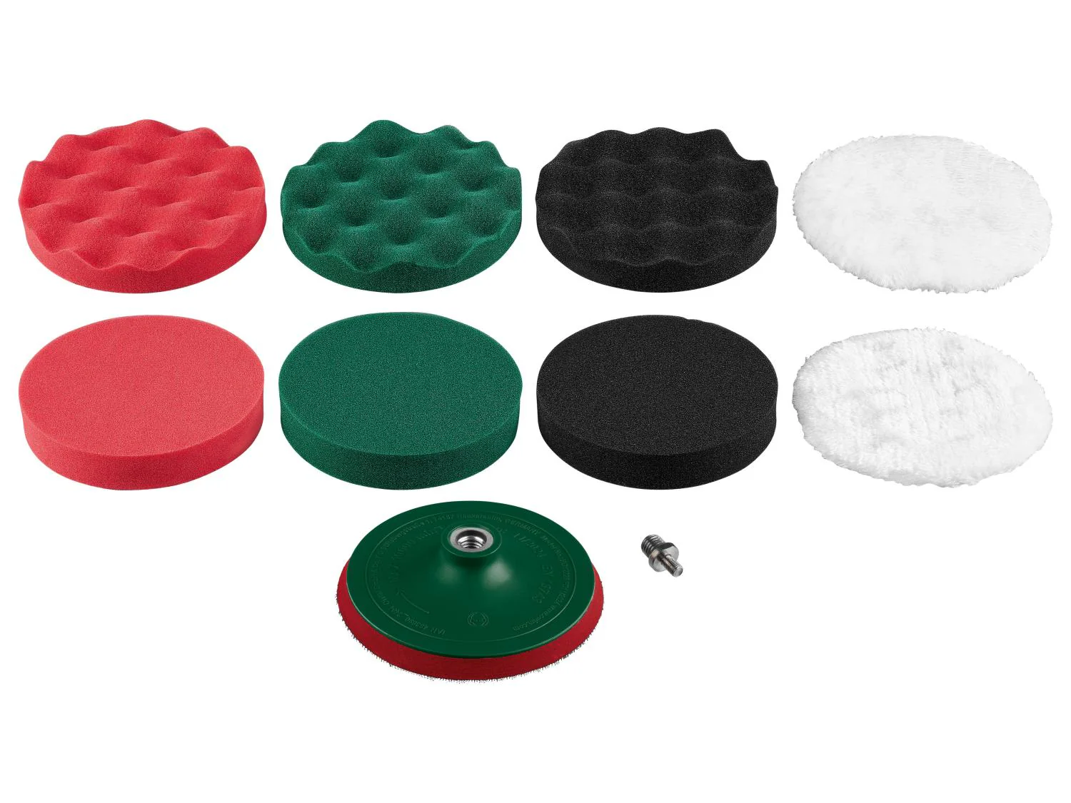 PARKSIDE Set d'embouts de polissage, 10 pices