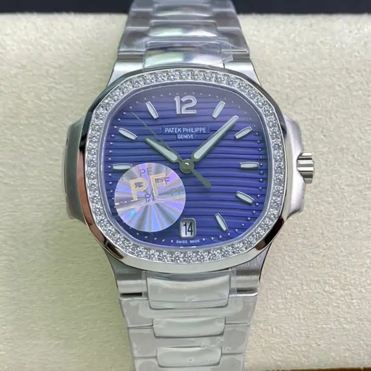 Patek Philippe Nautilus Ladies 7018 / 1A-010 PF Factory Blue Dial