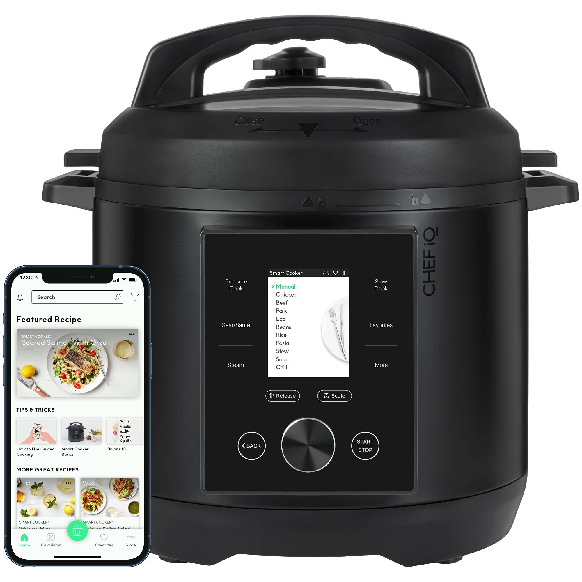 Chef IQ 6qt Multi-function Smart Pressure Cooker with Built-In Scale