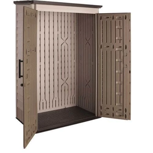 Outdoor Storage Shed, 52 Cu.Ft., Weather-Resistant, Lockable Doors