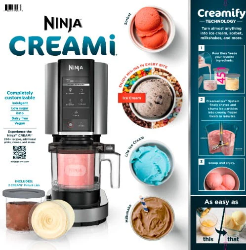 CREAMi, Ice Cream Maker, 5 One Touch Programs Image 10