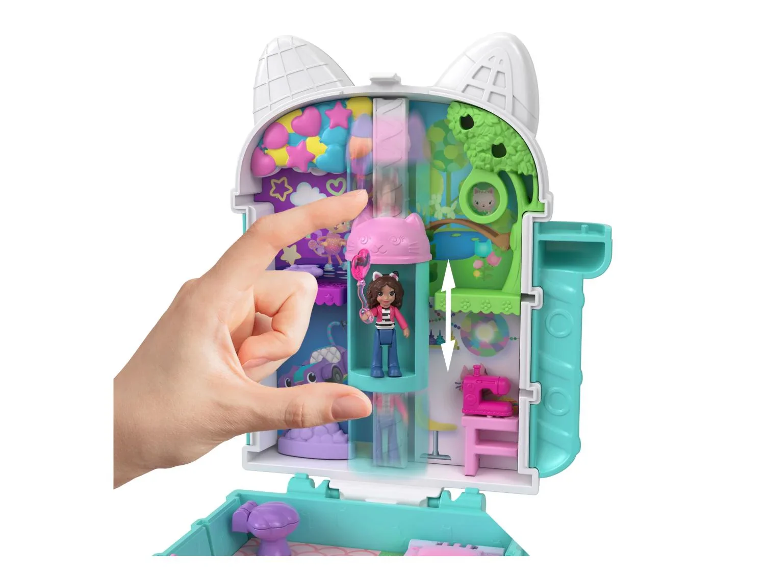 Polly Pocket Coffret de jeu Gabby et la Maison Magique