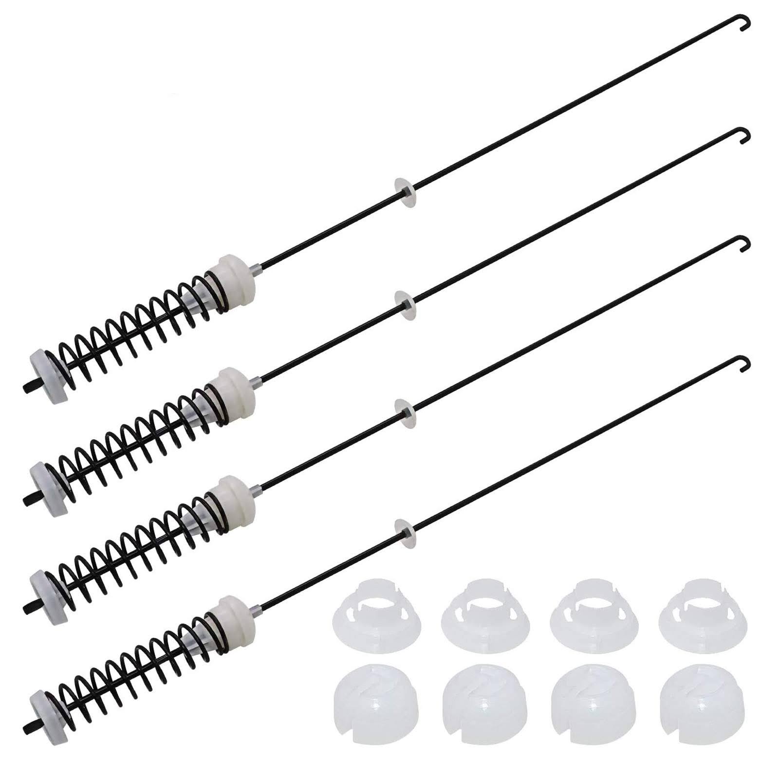 Beaquicy Upgraded W10780045 Washer Suspension Rods Kit 4 Pcs -(5 Years Warranty) Washer Parts for Whirlpool Kenmore Amana Models WTW4800BQ1 Suspension
